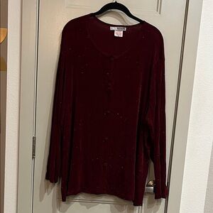 Vintage sparkly Button-Down Top